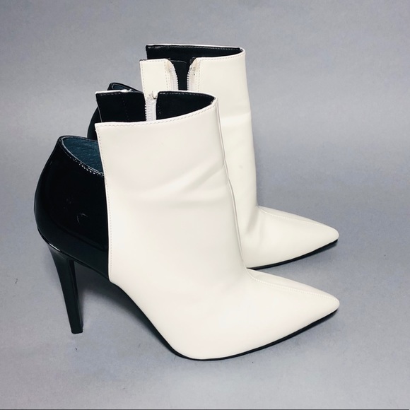 Kendall & Kylie Shoes - Kendall + Kylie White Patent Pointed Toe Boots